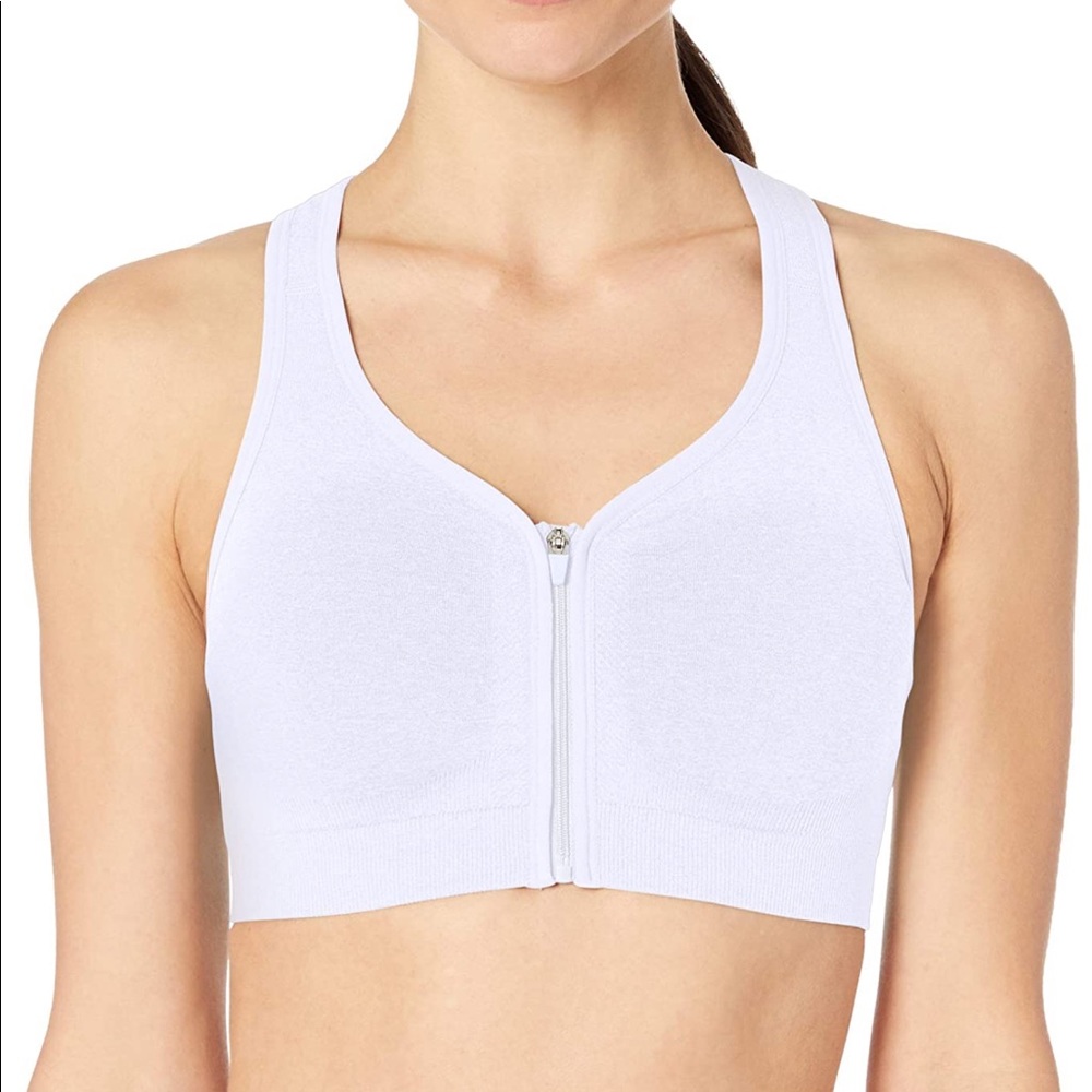 Jockey zip up sports bra